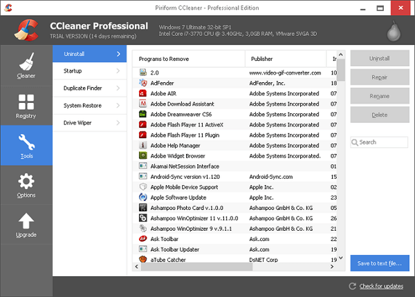 CCleaner Indir Professional | Güvenilir PC temizleme Aracı